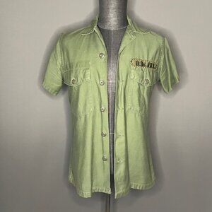 US Military Issued Studded ARMY custom button polo shirt